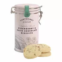 Cartwright & Butler Strawberry & White Chocolate Biscuits
