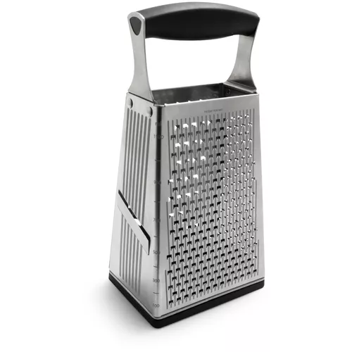 Cuisipro 4-Sided Box Grater with Ginger Grater Base