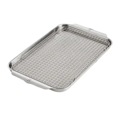 Hestan OvenBond Tri-ply Half Sheet Pan & Stainless Steel Rack