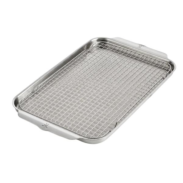Hestan OvenBond Tri-ply Half Sheet Pan & Stainless Steel Rack