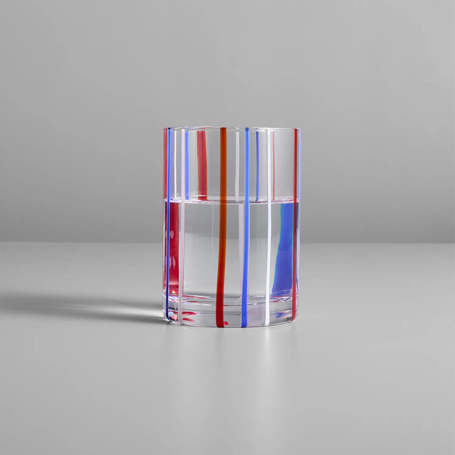 Sur La Table Red, White & Blue Double Old-Fashioned Glass