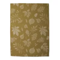 Sur La Table Fall Leaf Jacquard Kitchen Towel, 27.5&#34; x 19.5&#34;