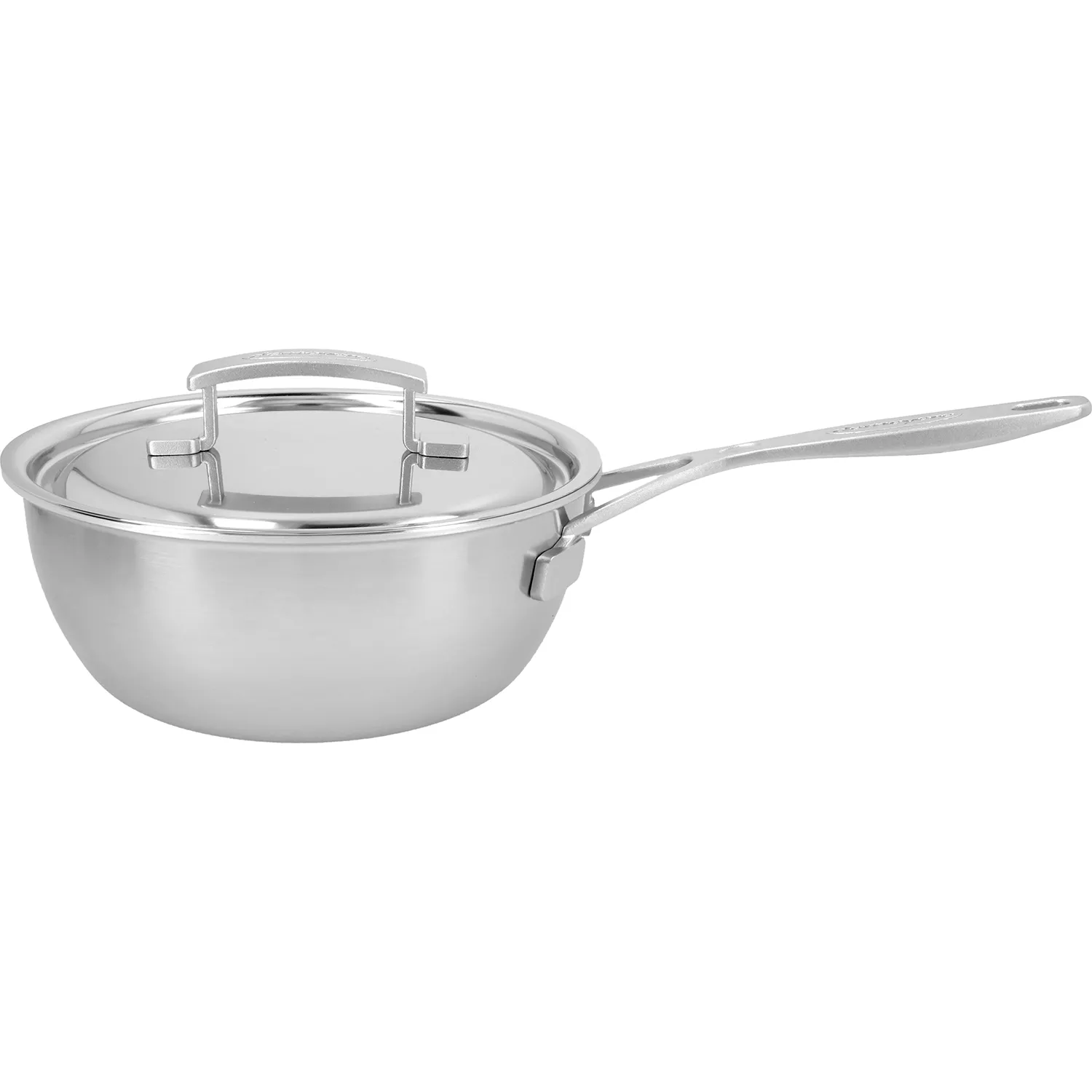 Demeyere Industry5 Stainless Steel Saucier With Lid, 2 Qt.