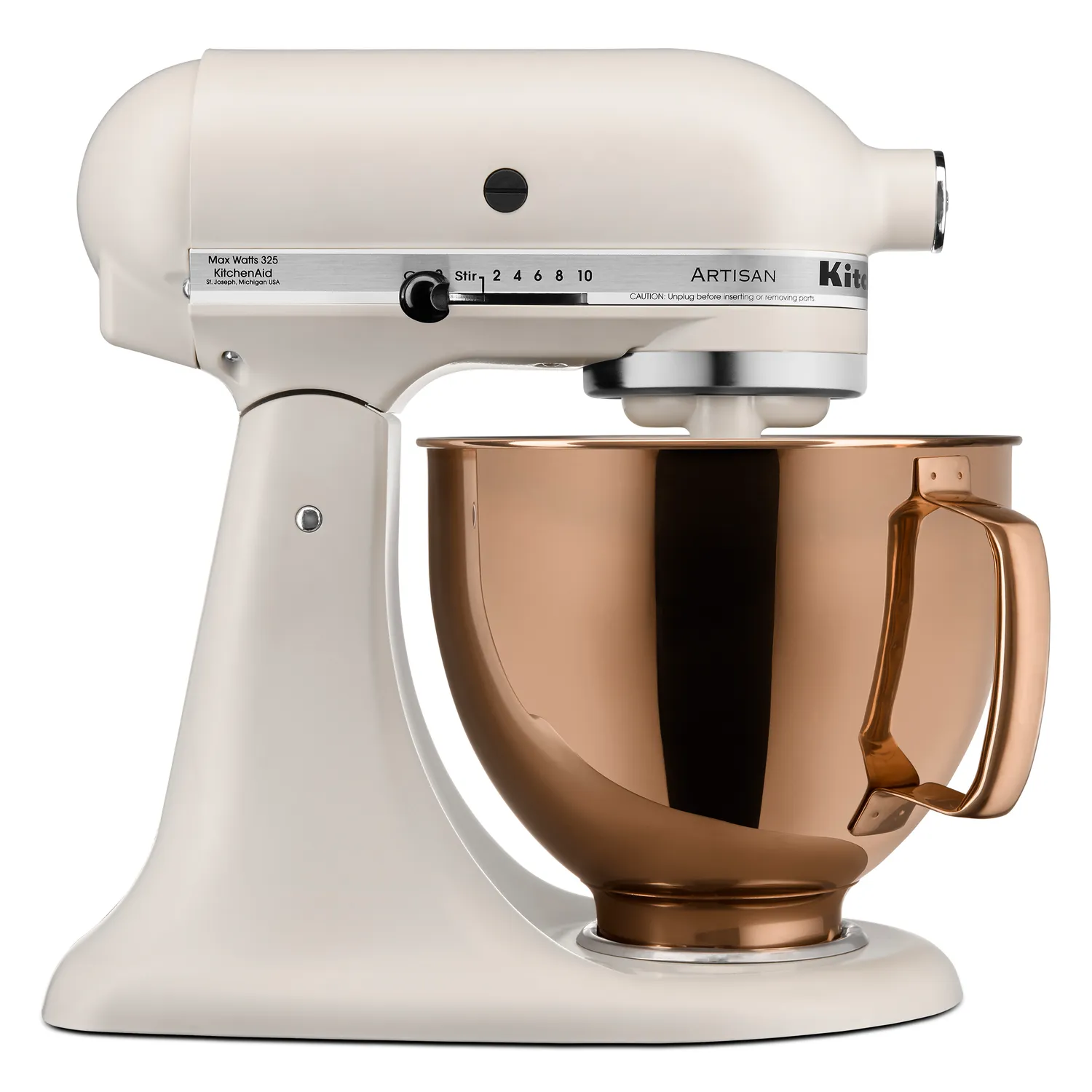 KitchenAid Tilt-Head Metallic Finish Stainless Steel Bowl, 5 qt.