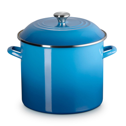 Le Creuset Enameled Steel Stockpot with Stainless Steel Knob, 16 qt.