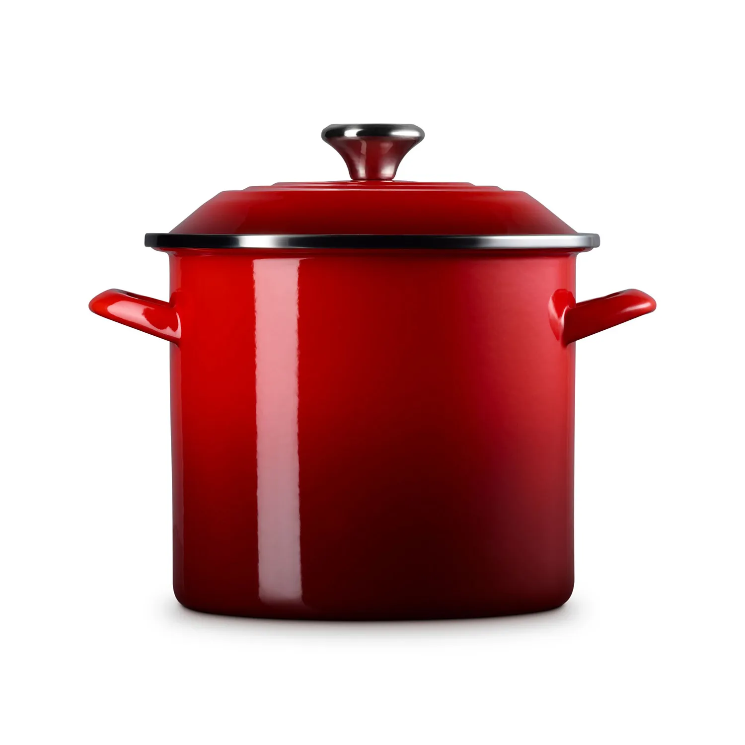 Le Creuset Enameled Steel Stockpot with Stainless Steel Knob, 8 qt.
