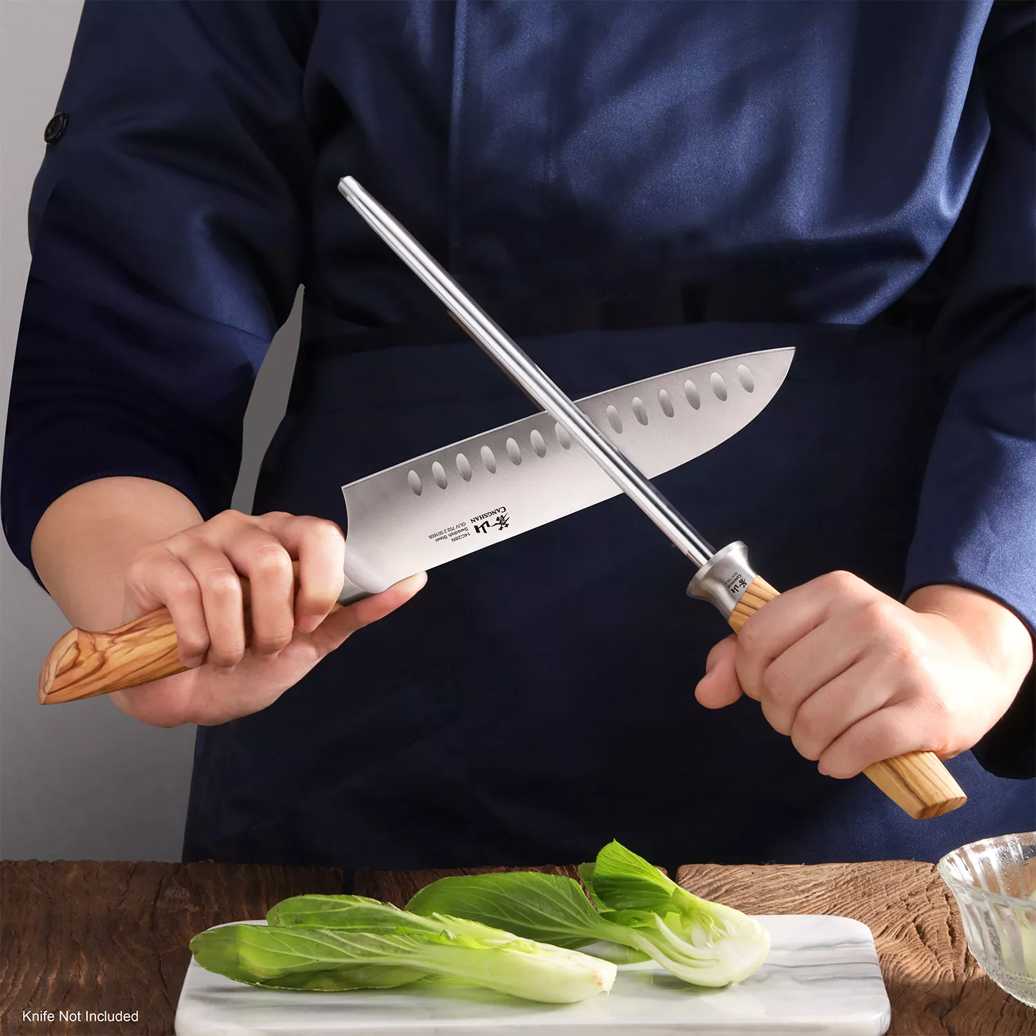 Cangshan OLIV Series 14C28N Steel 8-inch Chef's Knife Review 