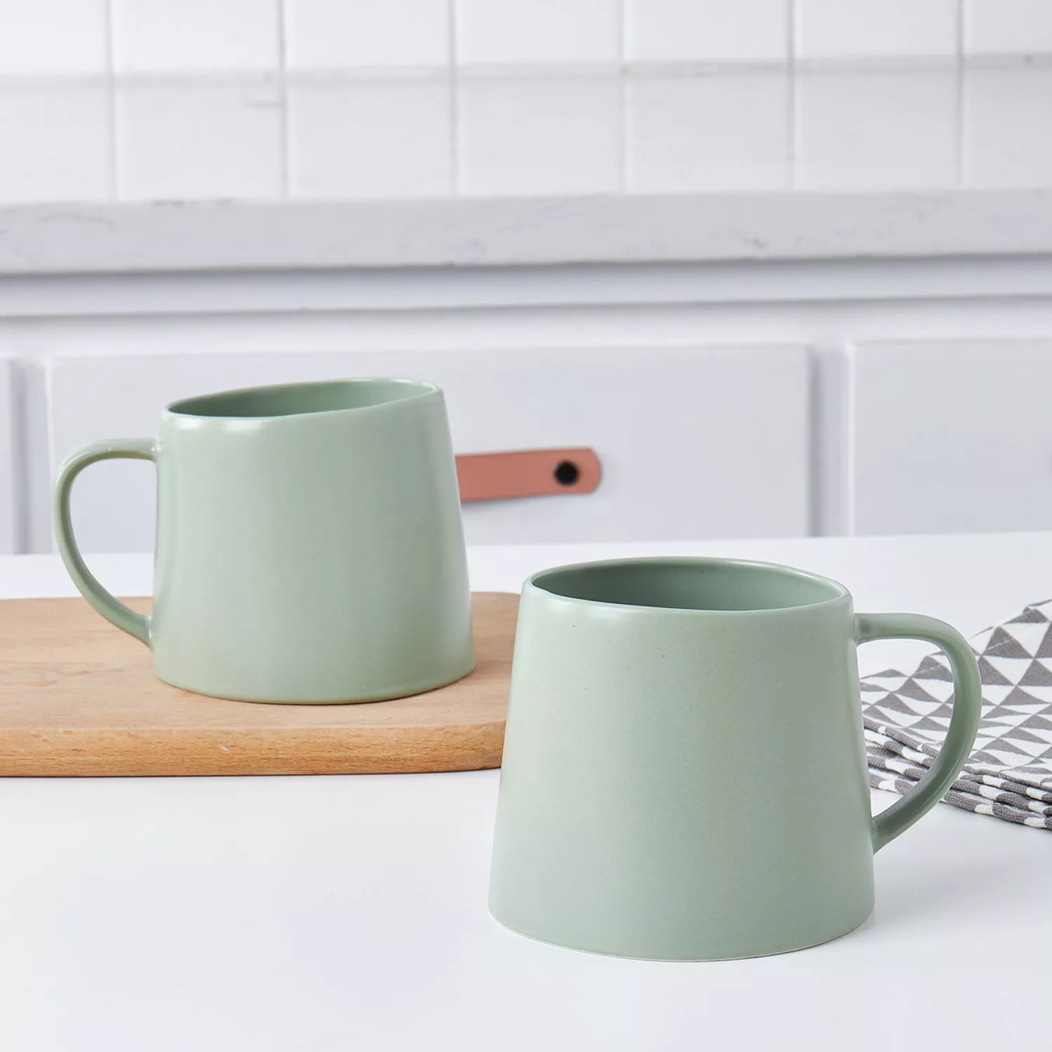 Stone Lain Delilah Porcelain Organic Shaped Mugs, Set of 6