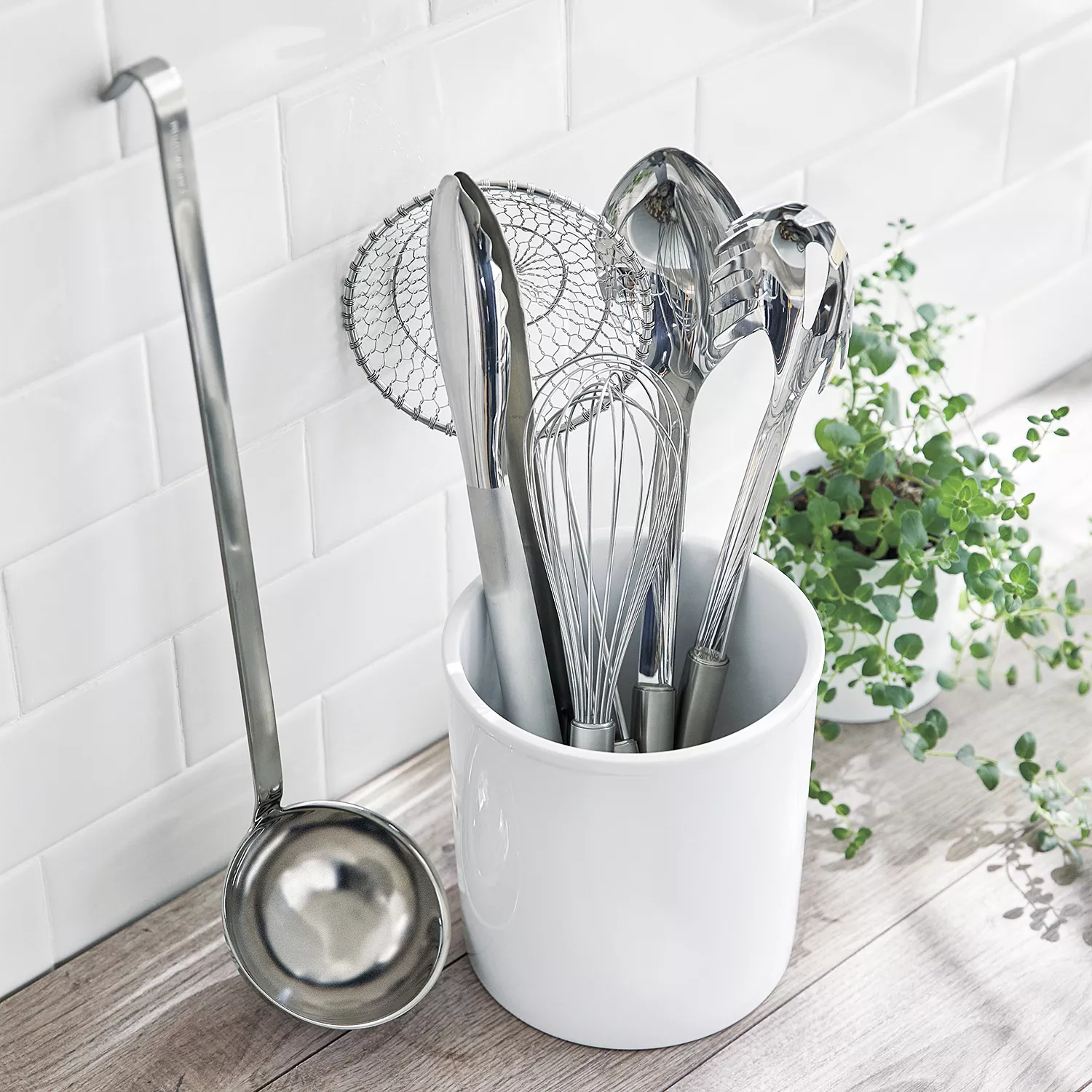 Sur La Table Porcelain Utensil Crock