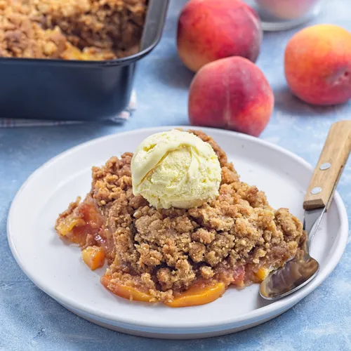 Peach-pecan Crisp