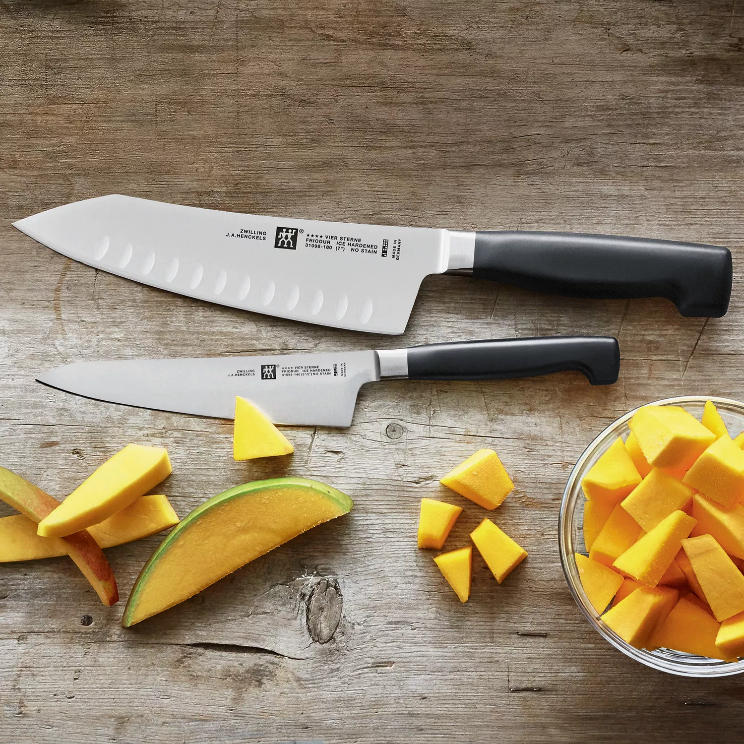 Zyliss 2-Piece Chef & Santoku Knife Set