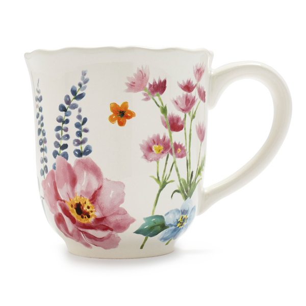 Garden Floral Mug, 16 oz.