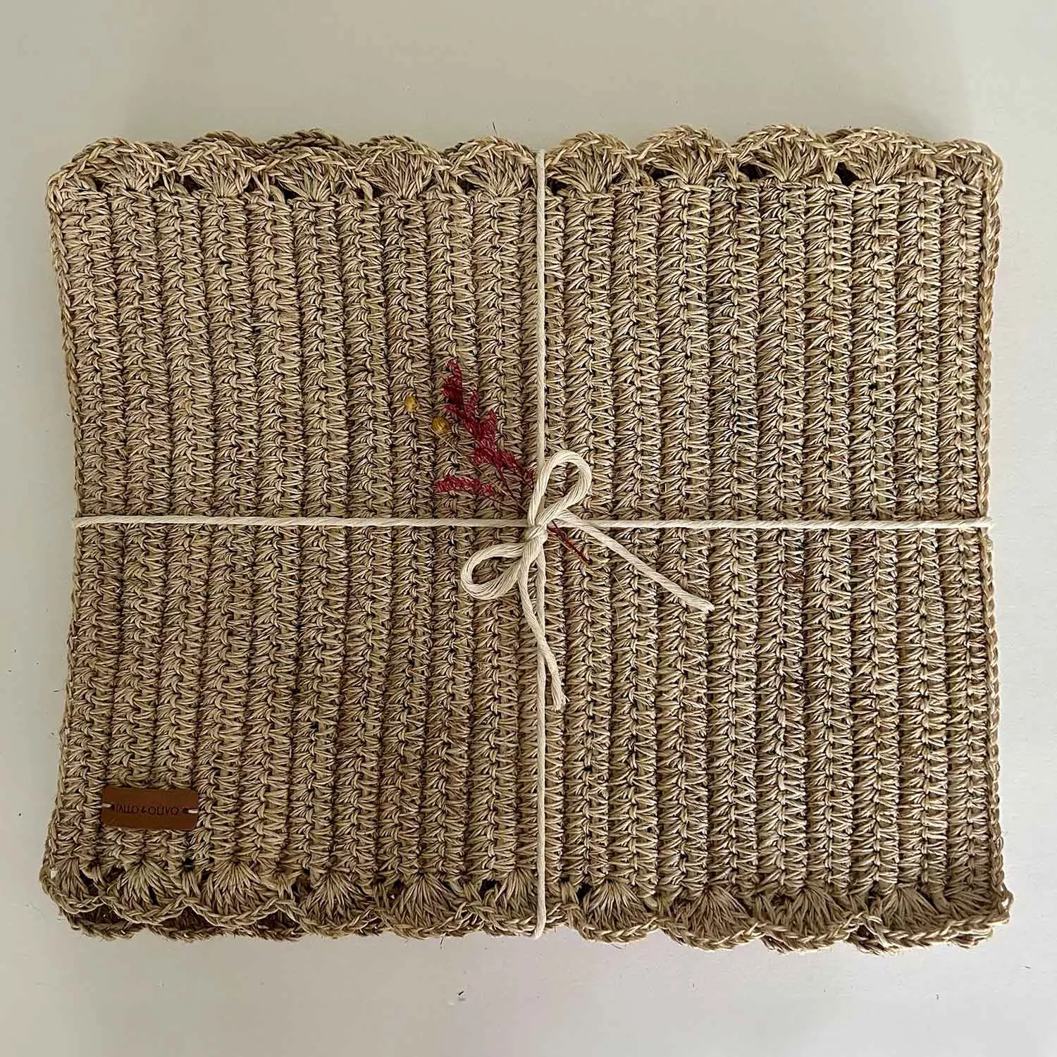 Tallo de Olivo Woven Placemats, Set of 4
