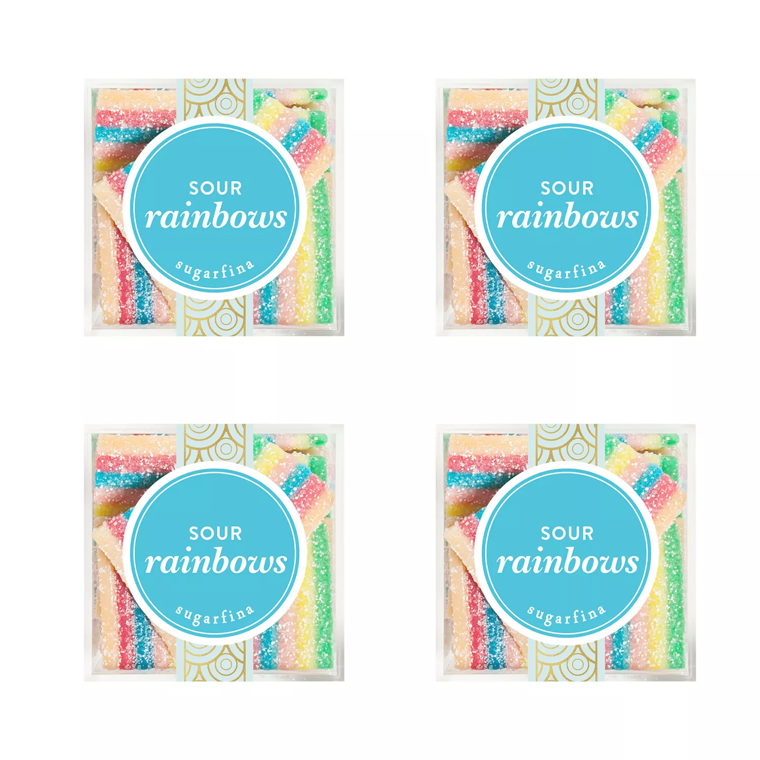 Sugarfina Sour Rainbows, Set of 4