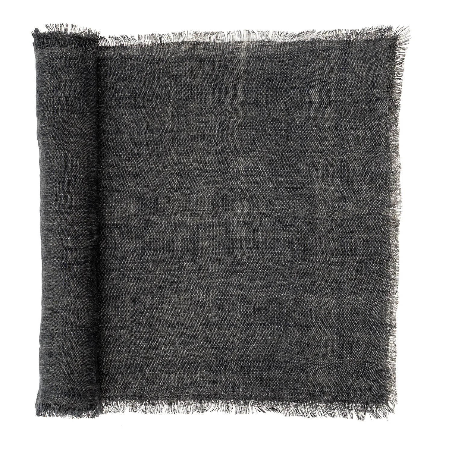 Indaba Fringe Linen Runner, 72"