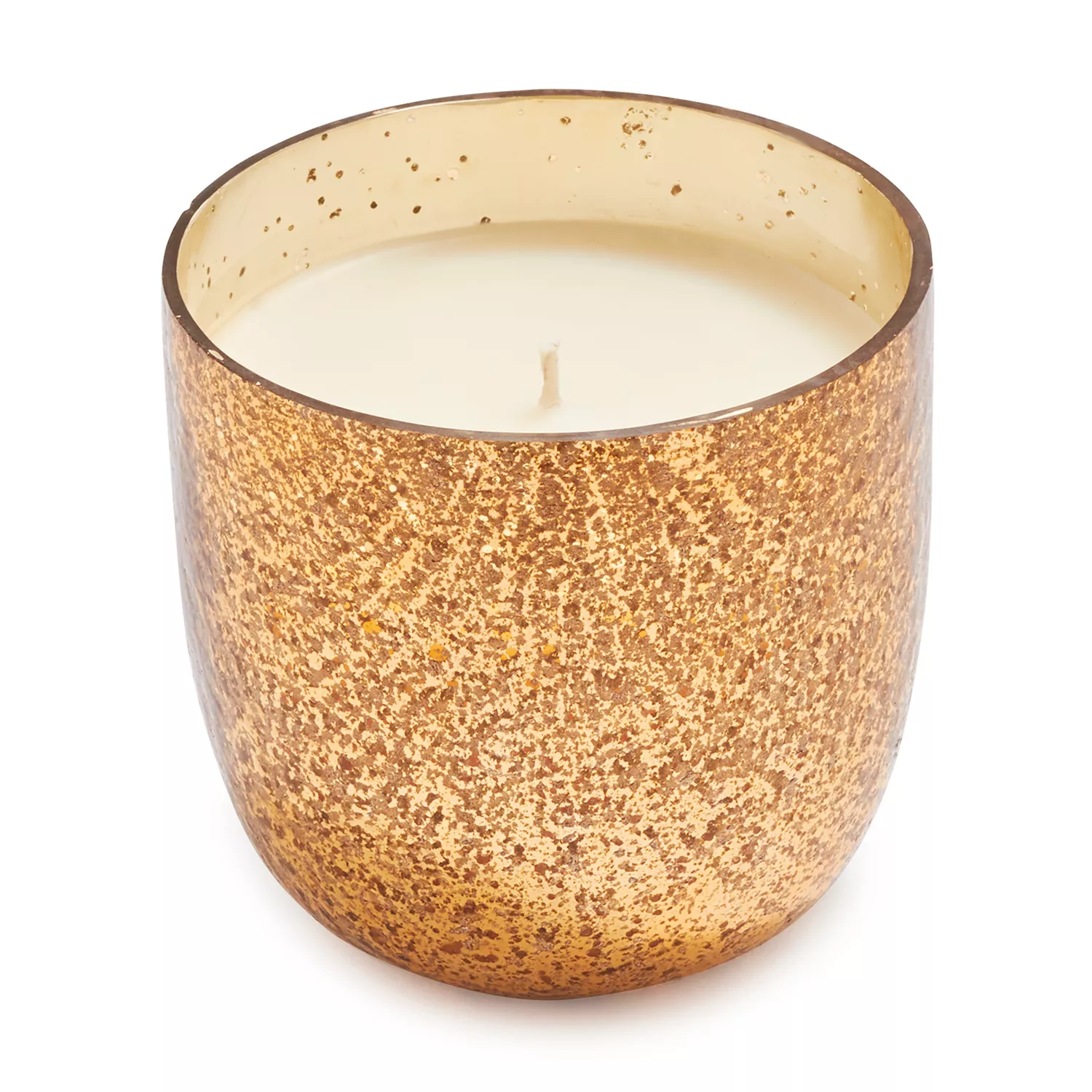 Sur La Table Frosted Gingerbread Mercury Glass Soy Candle, 20 oz.