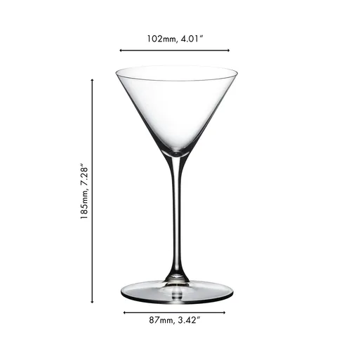 Riedel Grape Martini Glasses