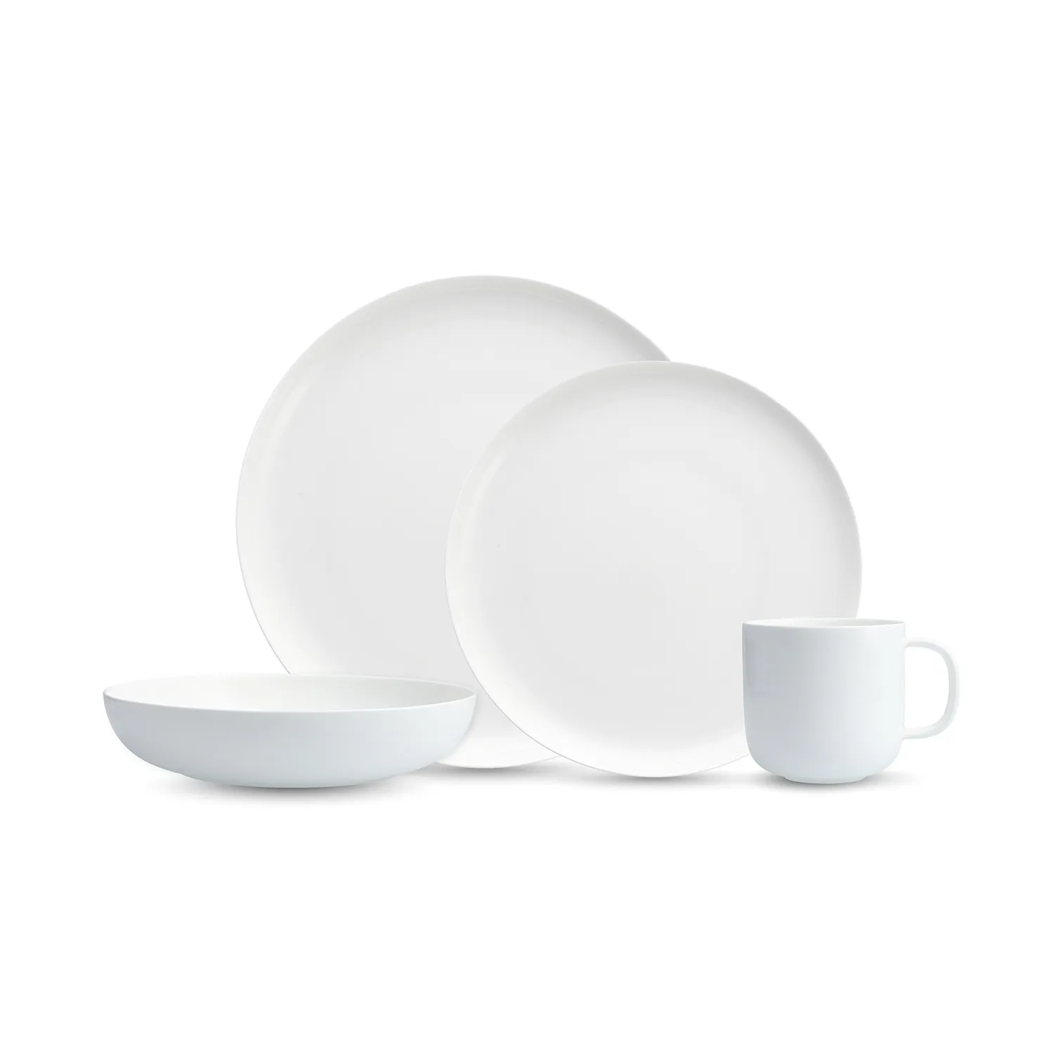 Fortessa Modern Coupe 16-Piece Dinnerware Set