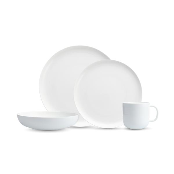 Fortessa Modern Coupe 16-Piece Dinnerware Set