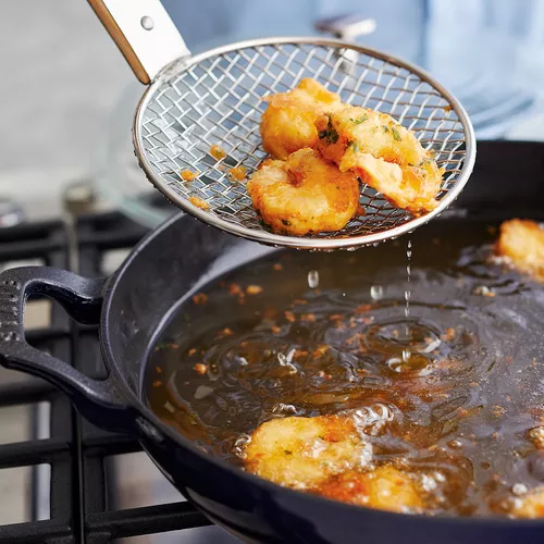 Curry and Herb Shrimp Tempura