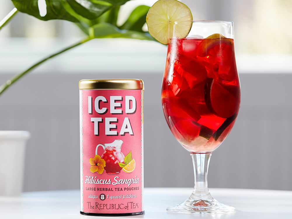 The Republic of Tea Hibiscus Sangria Iced Tea