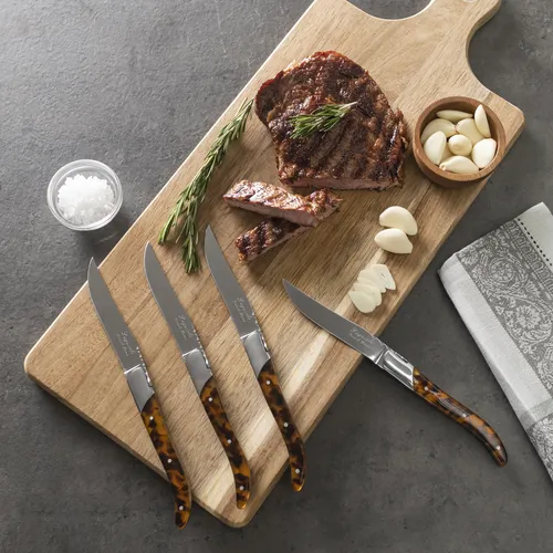 French Home Laguiole Steak Knives, Set of 4
