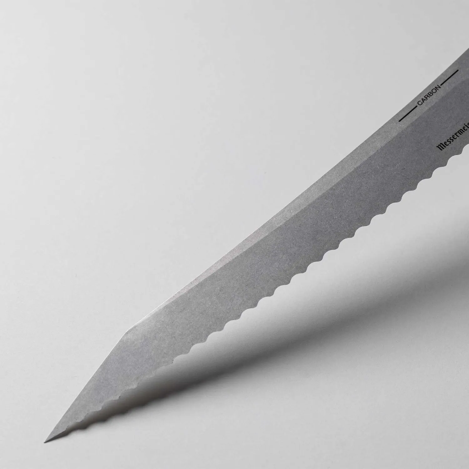 Messermeister Carbon Scallopped Slicing Knife, 9"