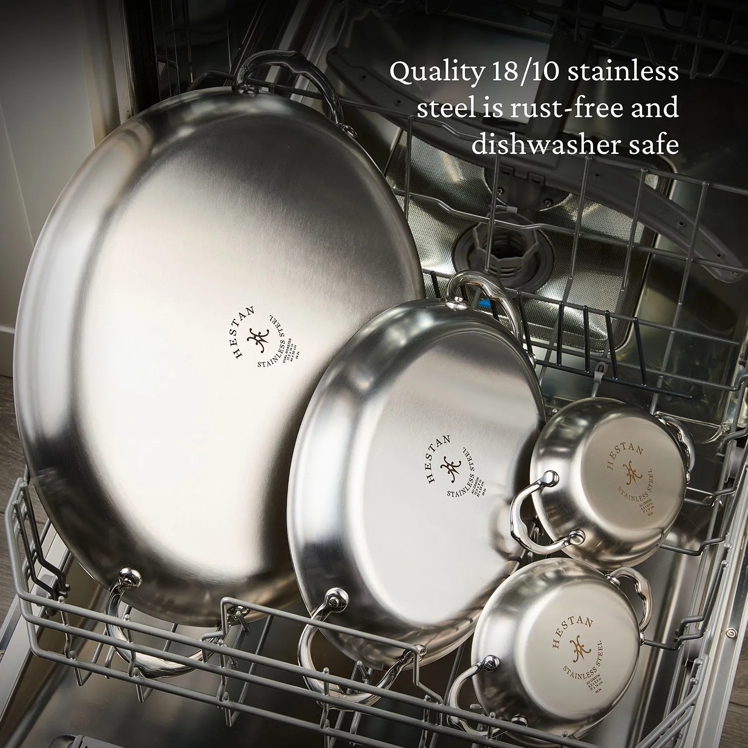 Hestan Provisions Stainless Steel Oval Fish Pan