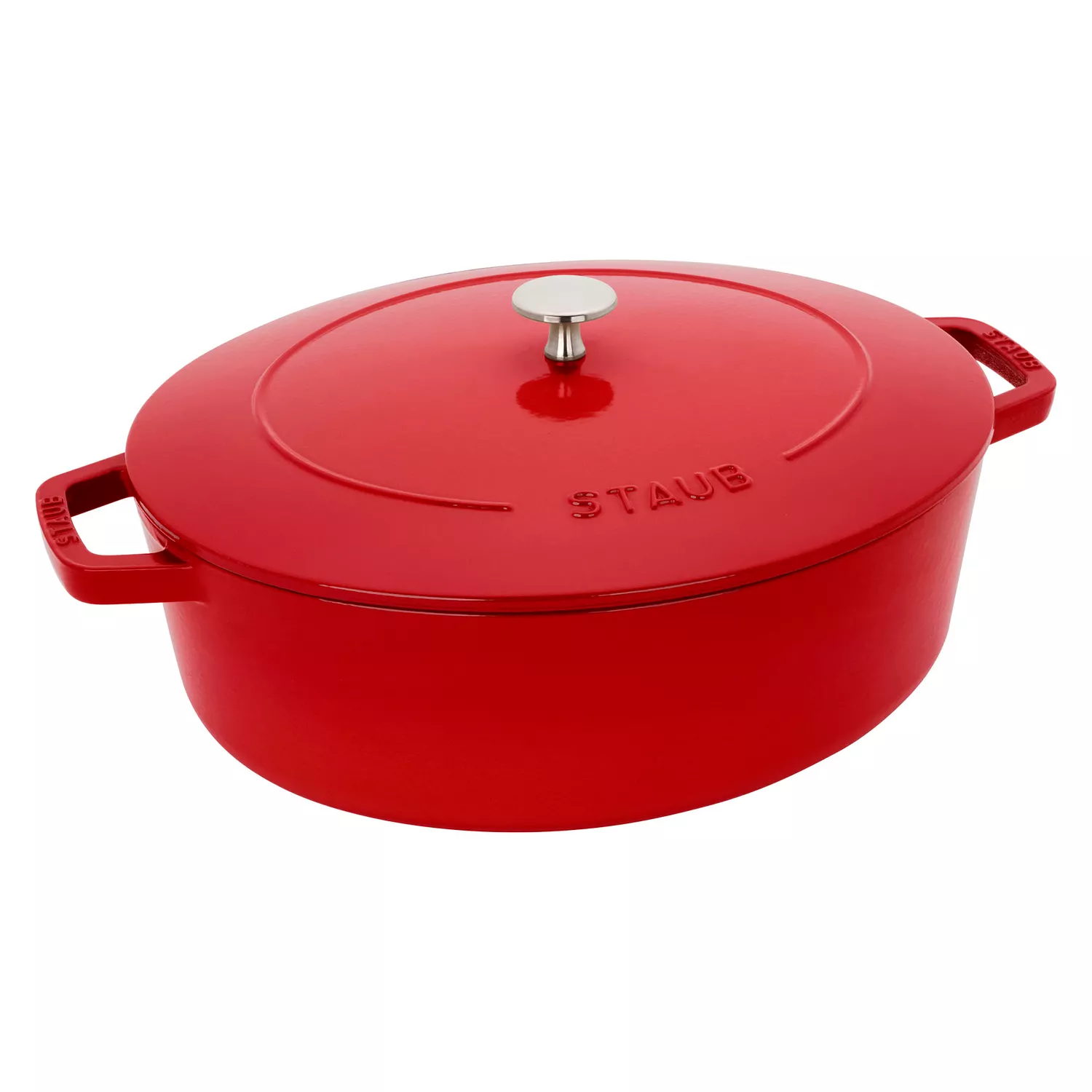 Staub Cast Iron Wide Oval Dutch Oven, 6.25 Qt. 