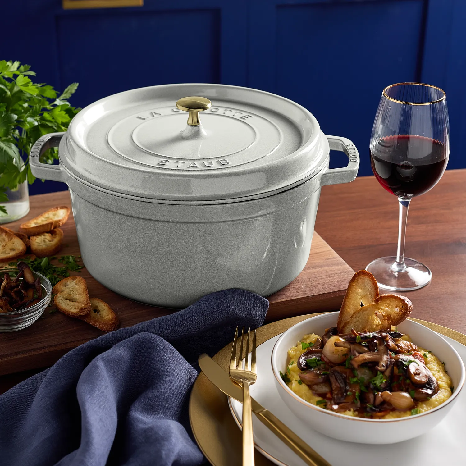 Staub Round Dutch Oven, 7 qt.