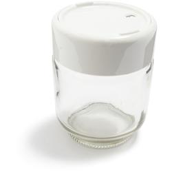 Euro Cuisine Set of 8 Glass Jars for Yogurt Maker