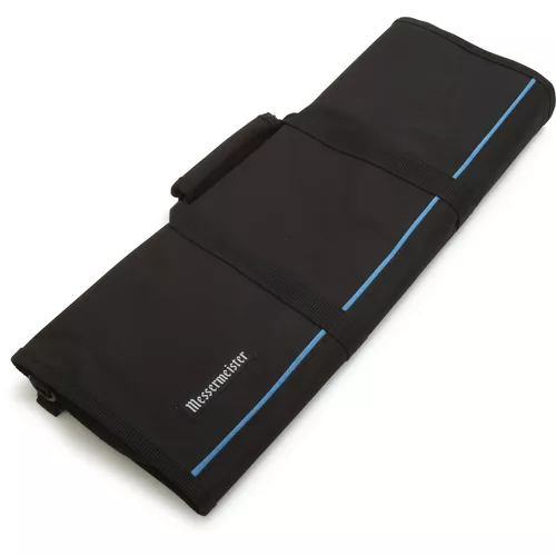 Messermeister 12-Pocket Knife Roll, Black