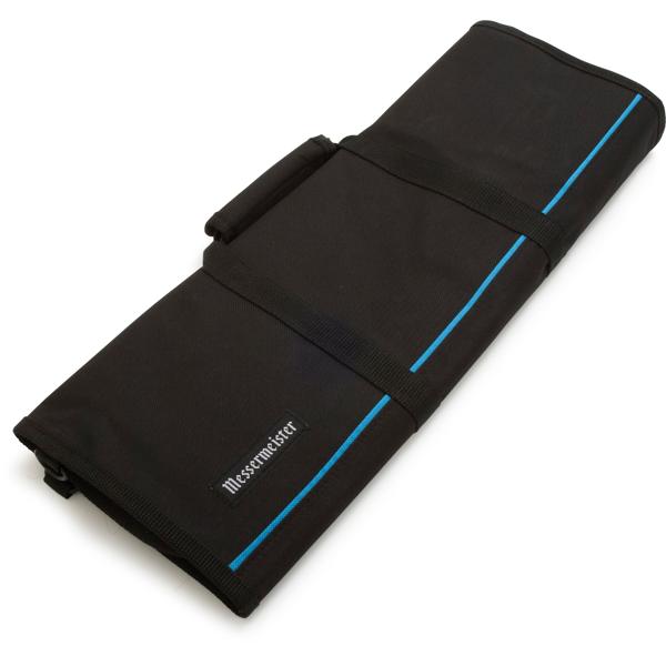 Messermeister 12-Pocket Knife Roll, Black