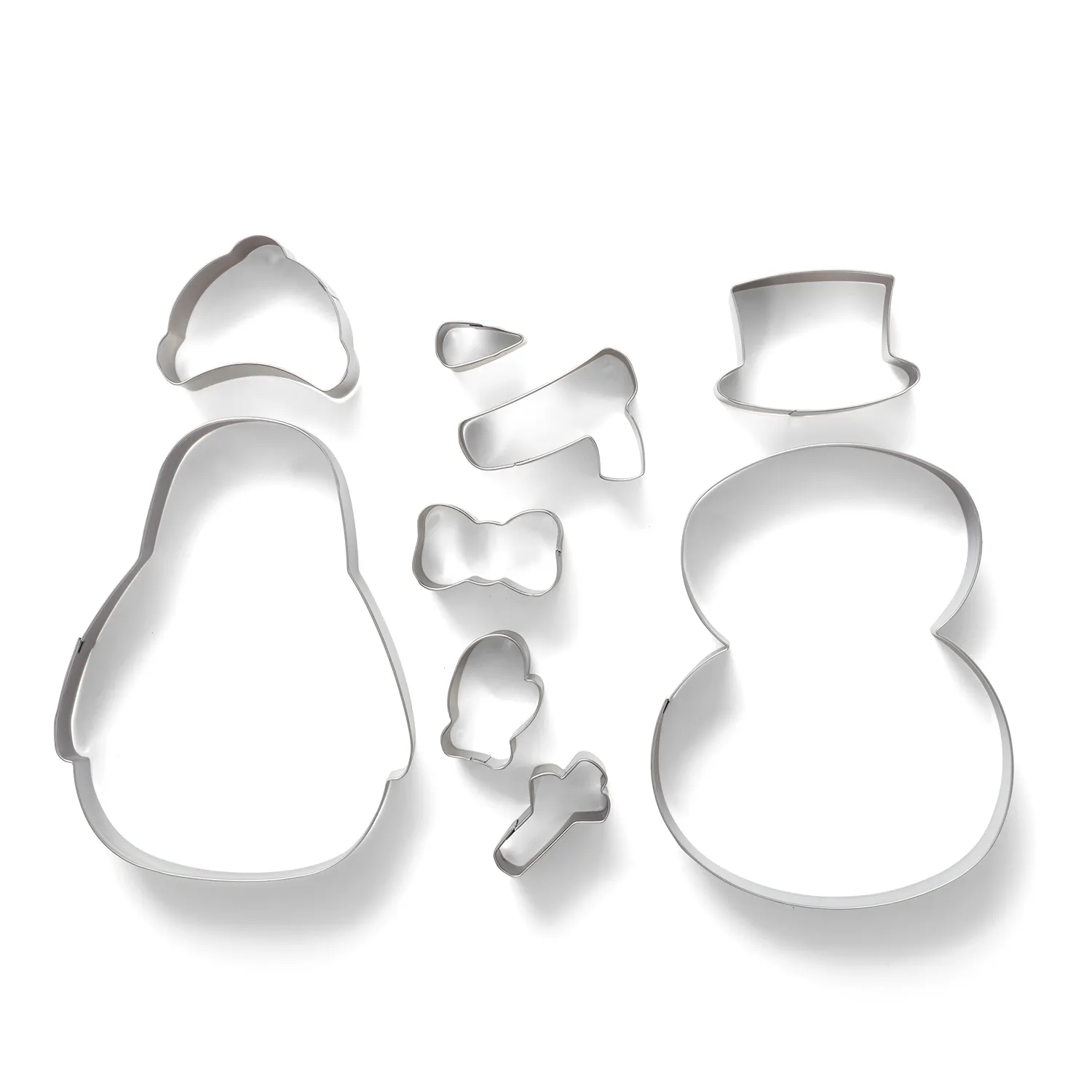 Sur la table Snowperson & Penguin Cookie Cutter Kit