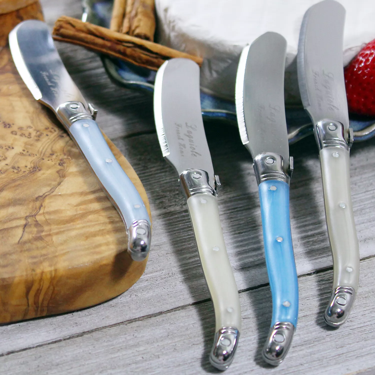 French Home 7-Piece Laguiole Cheese Knife & Spreader Set, 7 Piece