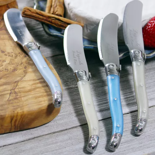 French Home 7-Piece Laguiole Cheese Knife & Spreader Set, 7 Piece