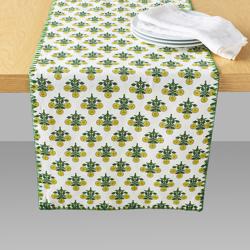 Sur La Table Citrus Bloom Floral Runner, 16" x 108"
