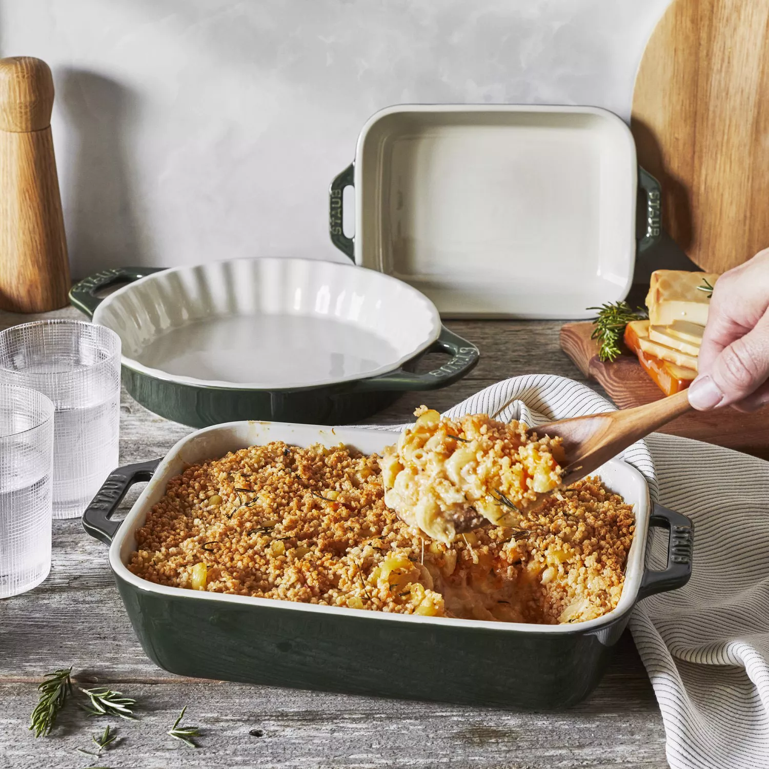 Staub Stoneware 3-Piece Baking Dish Set