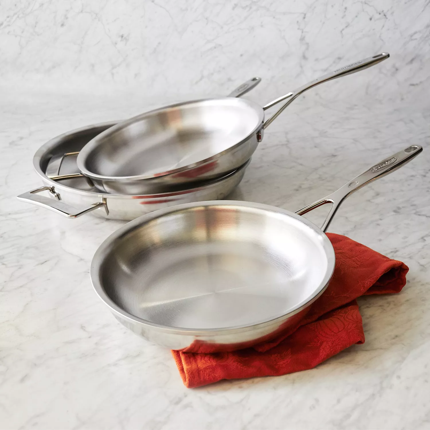 Demeyere Silver7 Stainless Steel Frying Pan