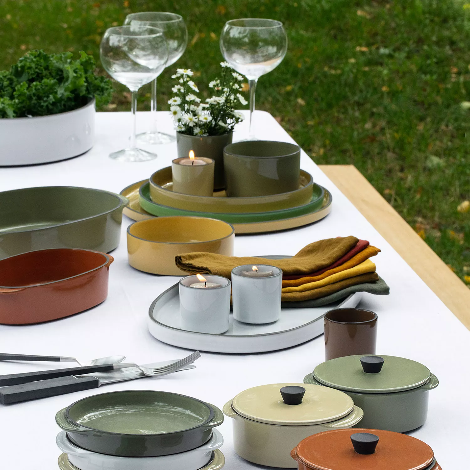 Revol Caractère Dinner Plates, 10.25", Set of 4