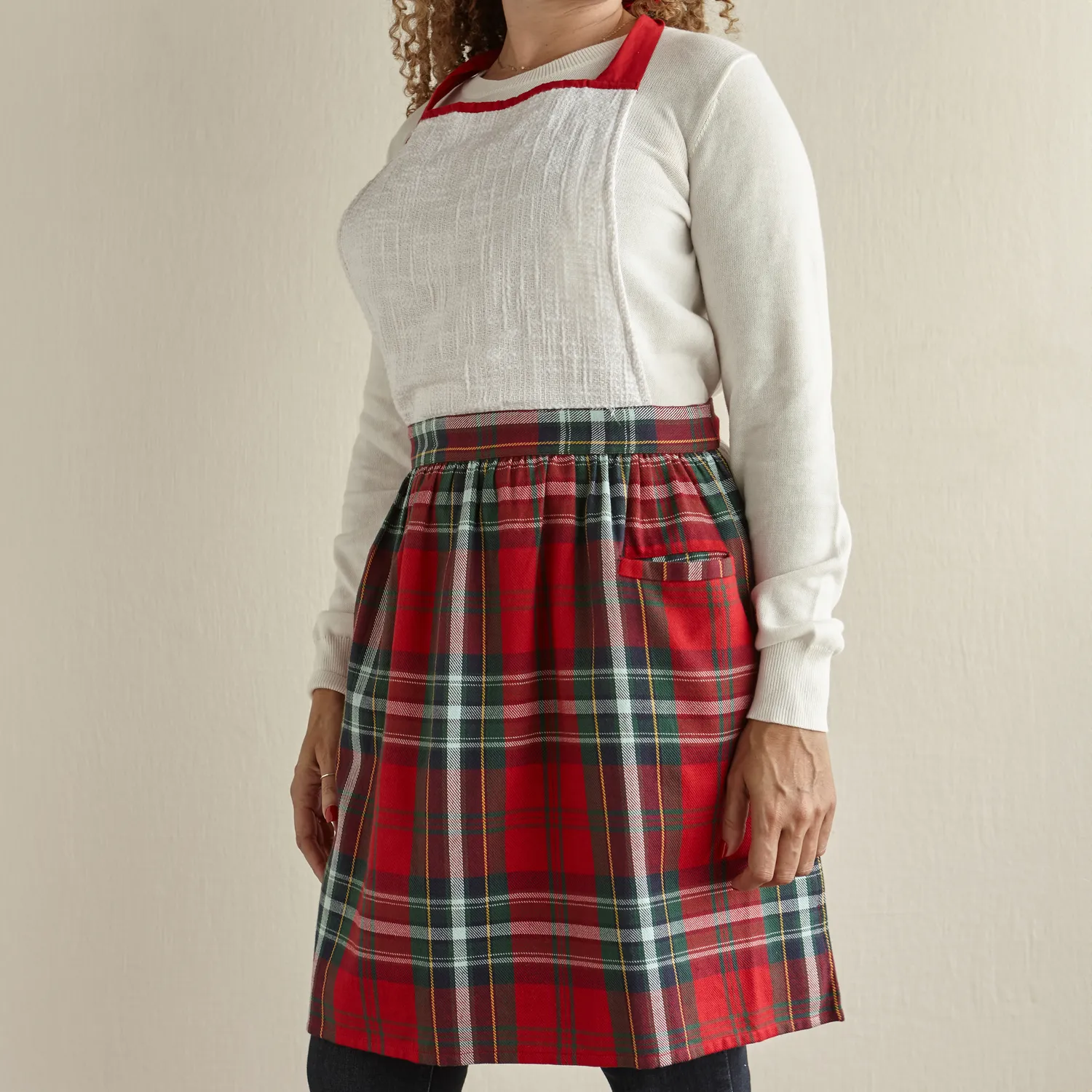 Sur La Table Plaid Vintage-Inspired Apron