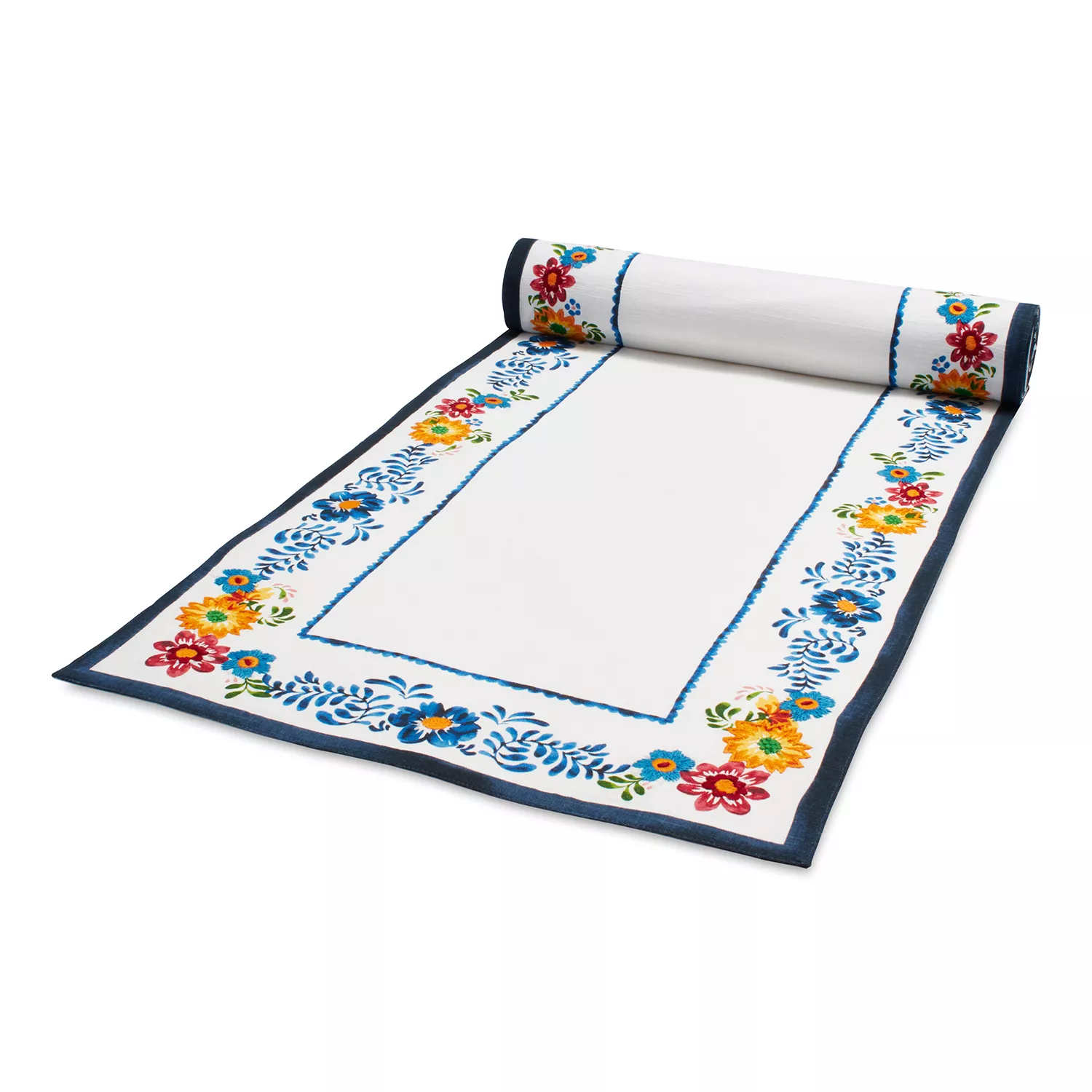 Sur La Table Flora Table Runner, 108&#34; x 16&#34;