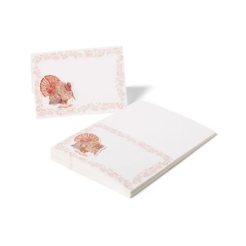 Sur la table Turkey Place Cards, Set of 12