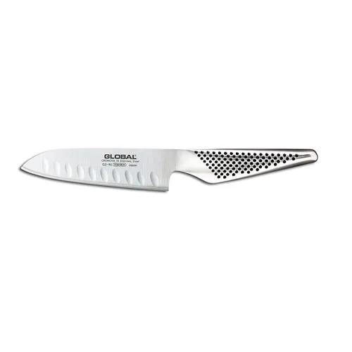 Global Hollow-Edge Santoku Knife, 5&#34;