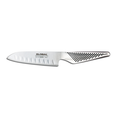 Global Hollow-Edge Santoku Knife, 5" It is a great addition to my knife rack, which also houses a number of good quality knives