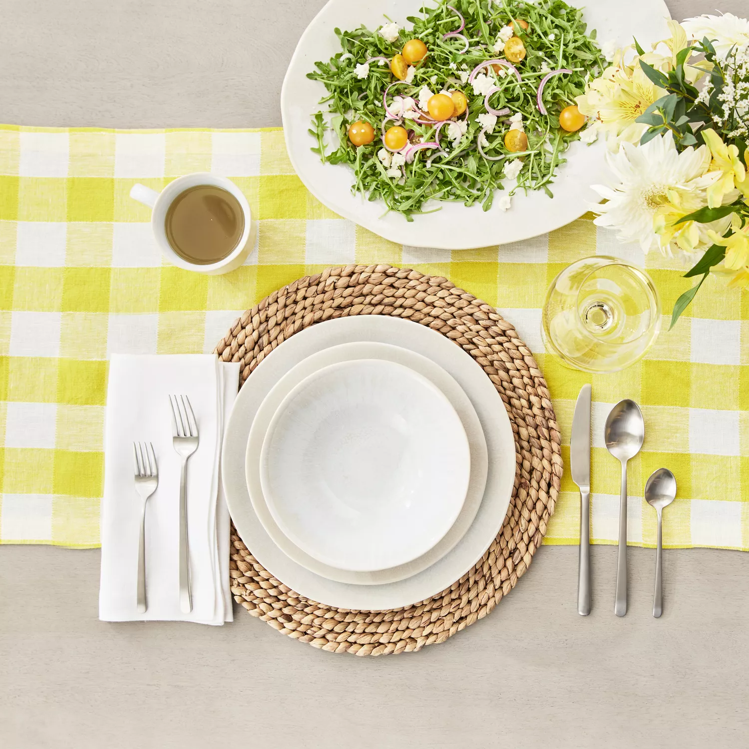 Sur La Table Linen Check Runner