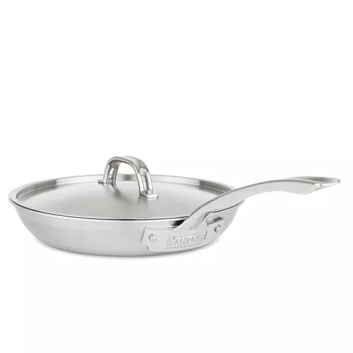 Viking Professional 5-Ply Stainless Steel Nonstick Skillet with Lid