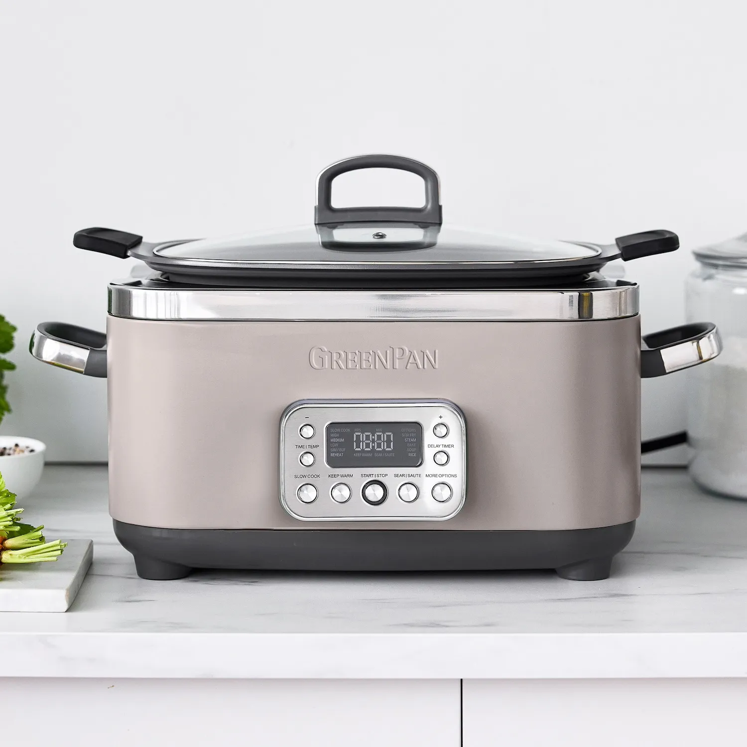 GreenPan Elite Slow Cooker, 6 qt.