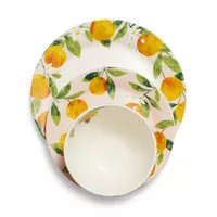 Sur La Table Citrus 12-Piece Dinnerware Set