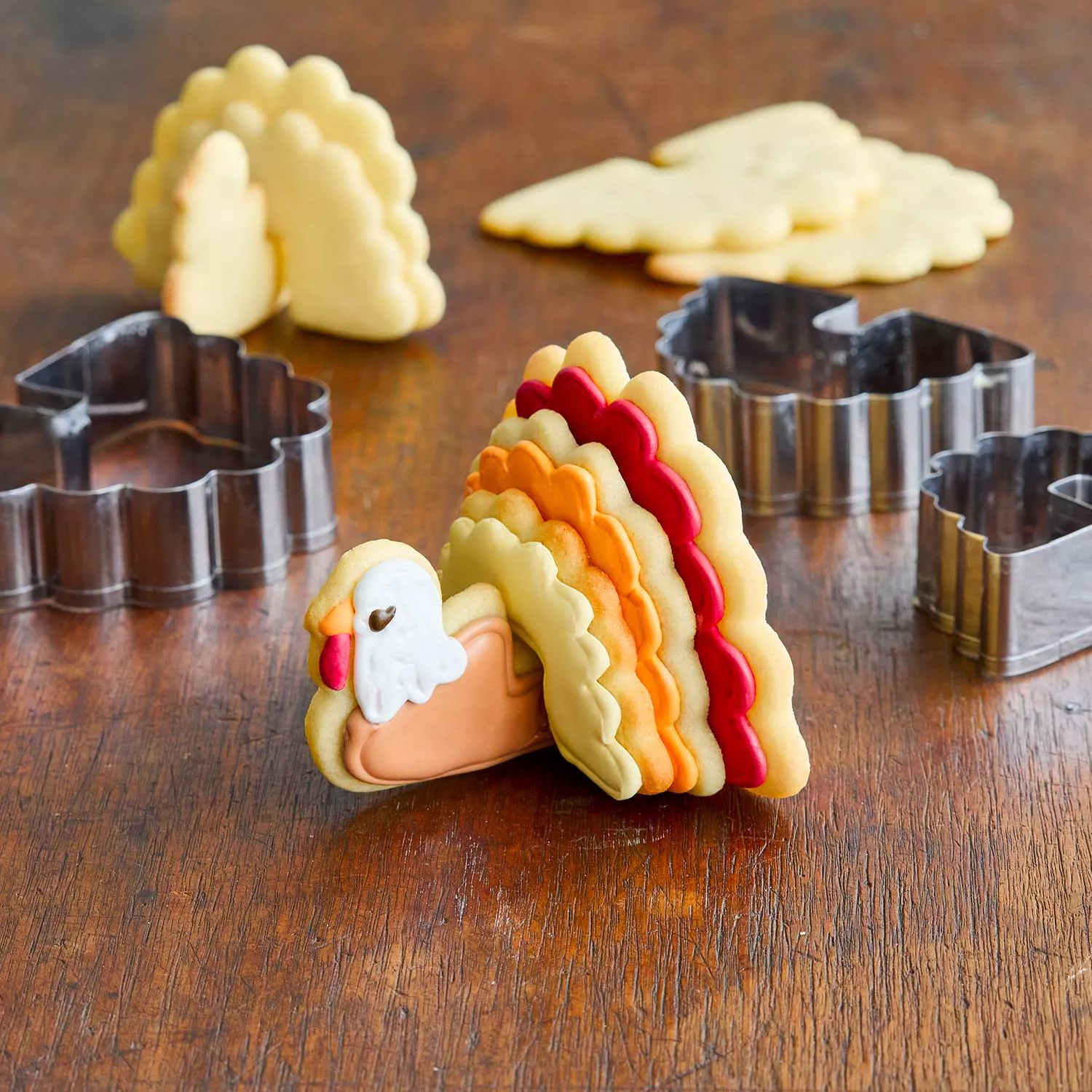Time-saver Multi-cutter 4, 5, 6 or 8 Slices Cookie Cutter